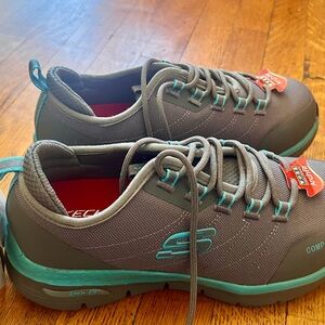 Skechers composite toe work shoes